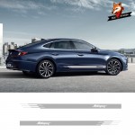 Vinyl Side Stripes Skirt Graphics Auto Stickers Decal Gloss Auto Side Car Sticker For Hyundai i20 i30 i40 Tucson Sonata